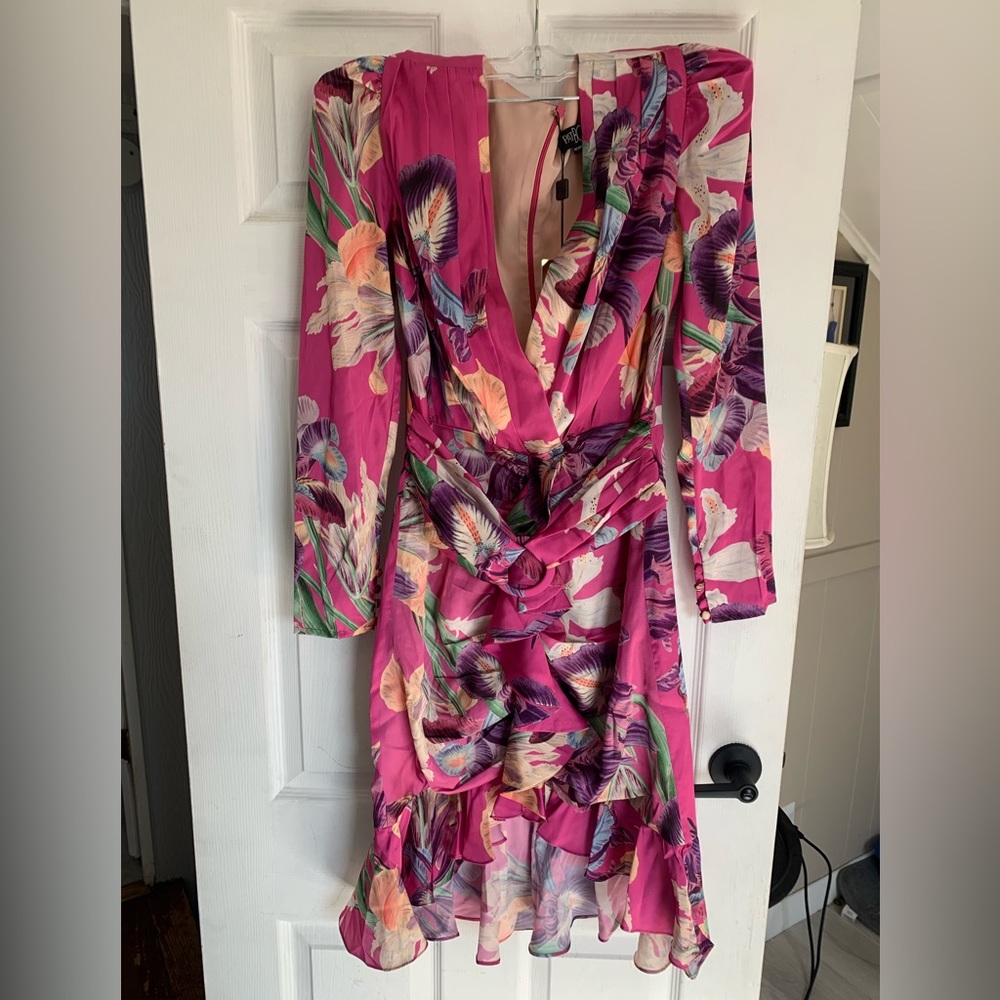 COPY - Patbo printed belted mini dress